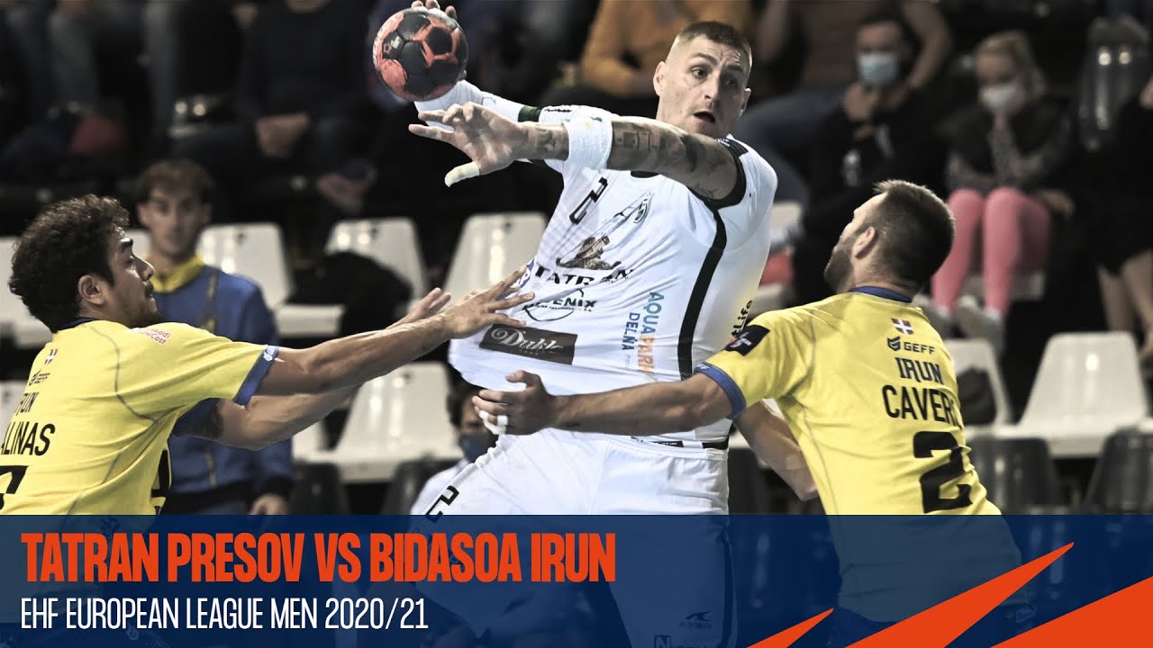 Embedded thumbnail for EL - 1. kolo: Tatran Prešov - Bidasoa Irun 